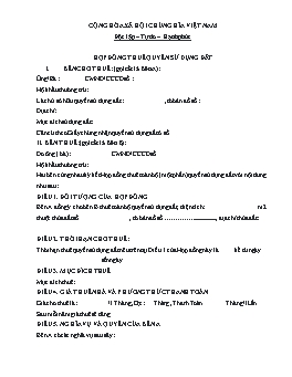 Hợp đồng cho thuê quyền sử dụng đất (chi tiết)