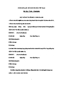Hợp đồng thuê nhà để kinh doanh (đơn giản)