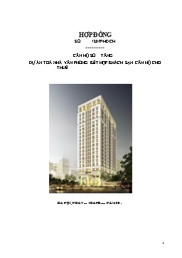 Mẫu Hợp đồng thuê mua căn hộ dài hạn